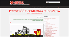 Desktop Screenshot of e-poniatowa.pl